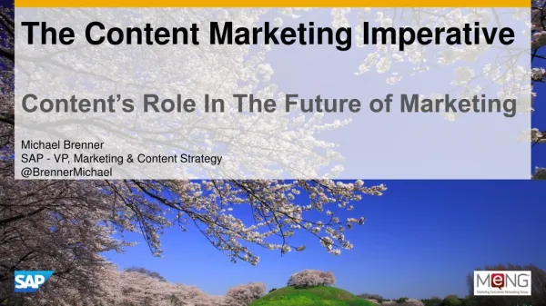 The Role of Content in the Future of Marketing