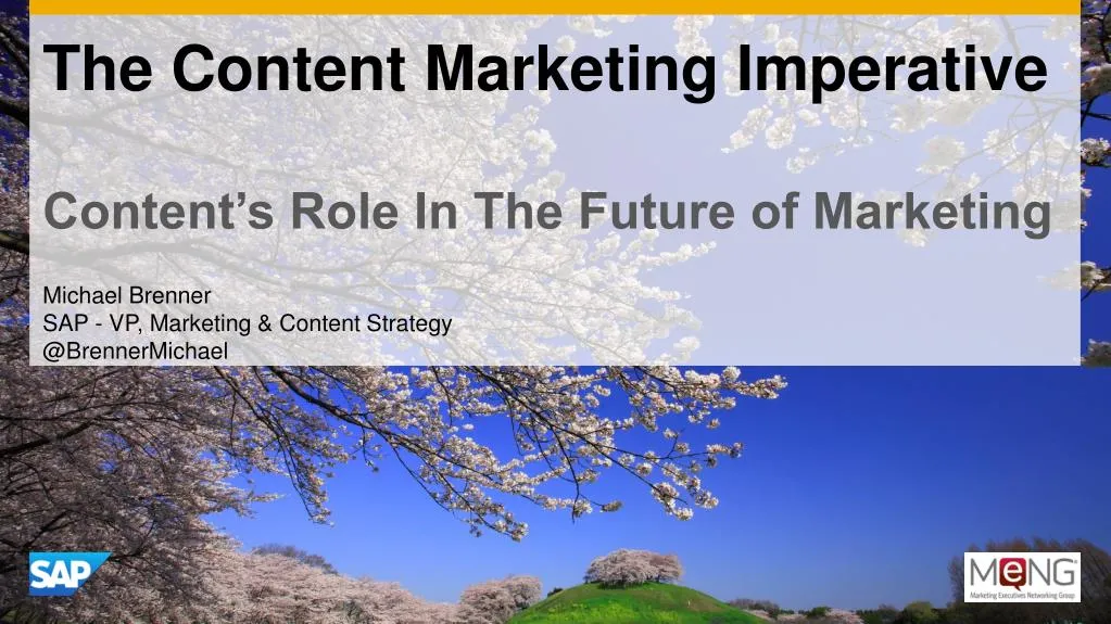 the content marketing imperative content s role in the future of marketing