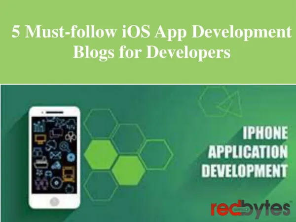 5 Must-follow iOS App Development Blogs for Developers