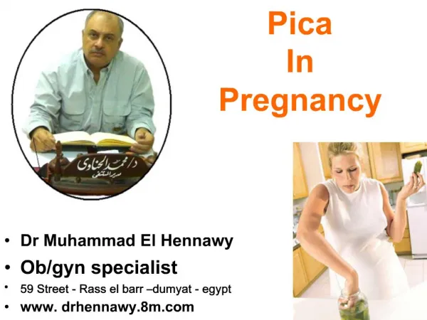 Pica In Pregnancy