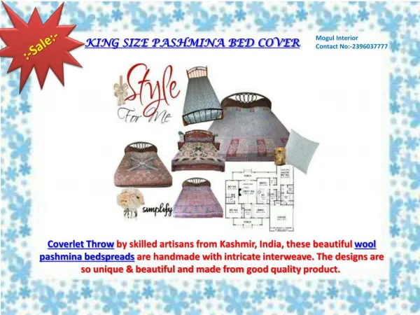 Pashmina Bedding Home Decor Gift Idea