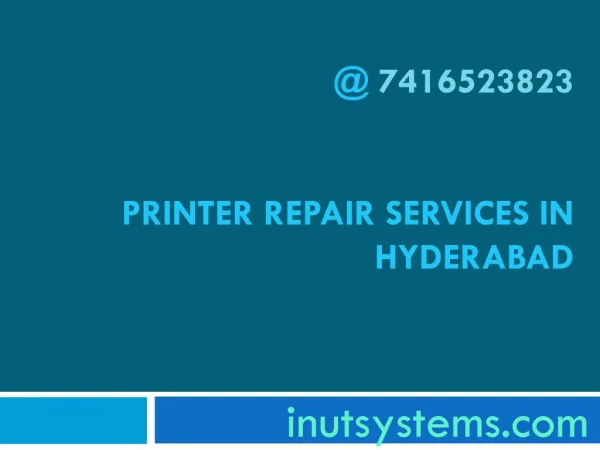 printer repair services in hyderabad