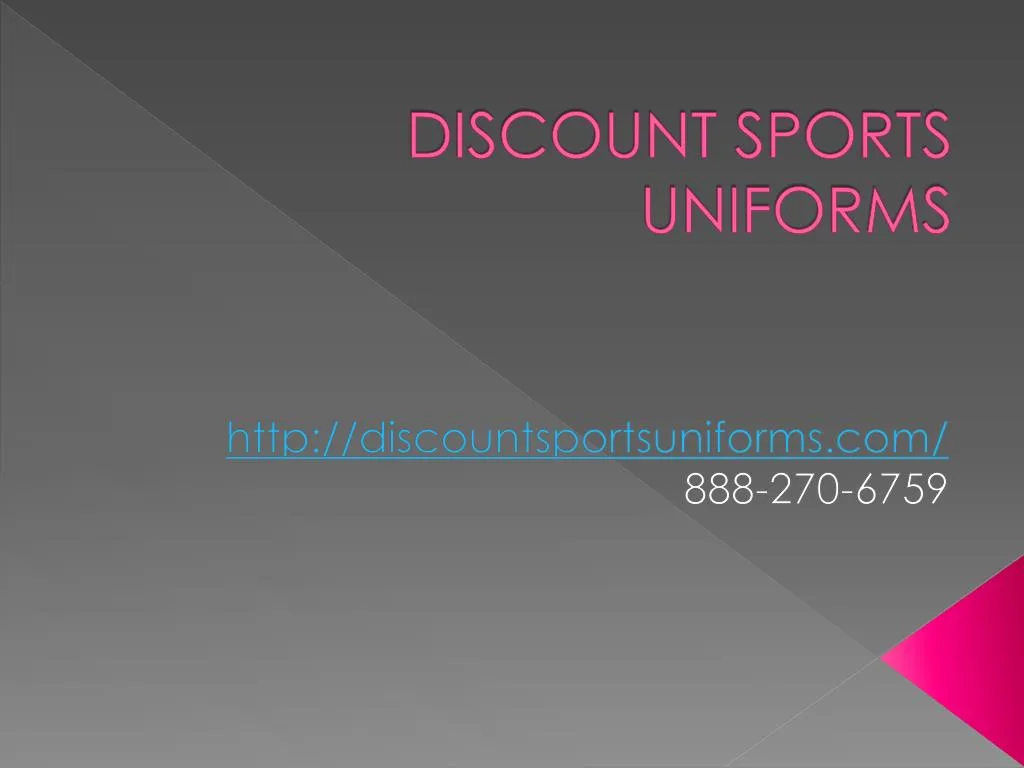 discount sports uniforms