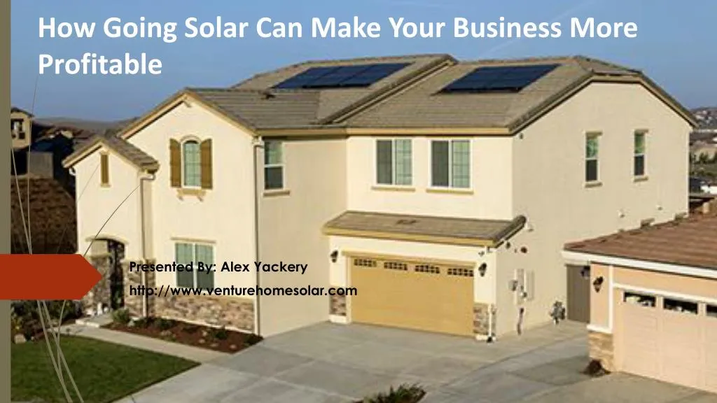 how going solar can make your business more profitable
