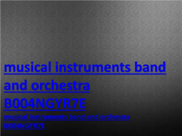 musical instruments band and orchestra B004NGYR7E