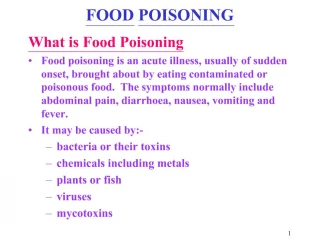 FOOD POISONING - slide 1