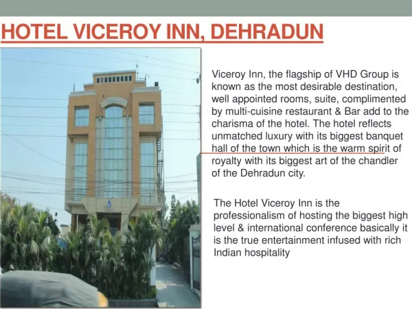 Hotel Viceroy Inn, Dehradun