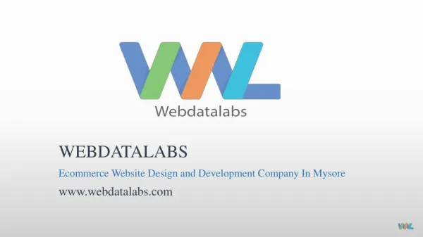 Ecommerce website development company in mysore - Webdatalabs