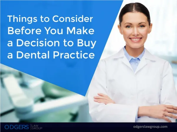 Hire a Dental Attorney in San Diego to Buy a Dental Practice