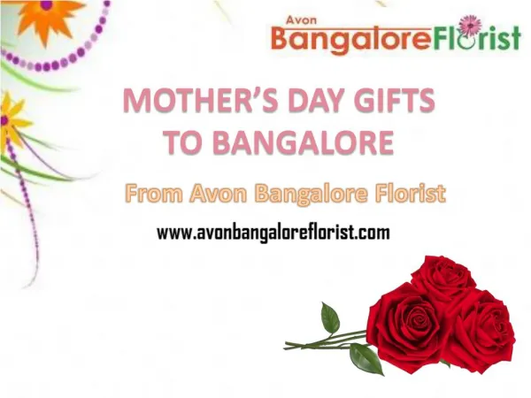 Send Mother's Day Gift to Bangalore