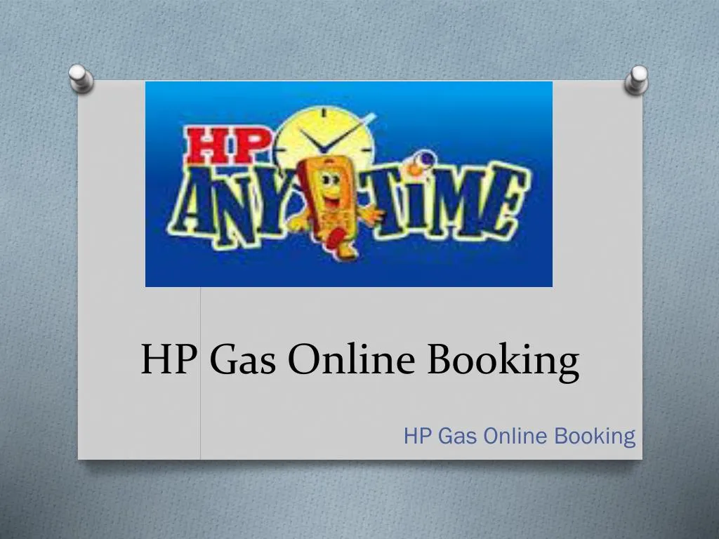 hp gas online booking