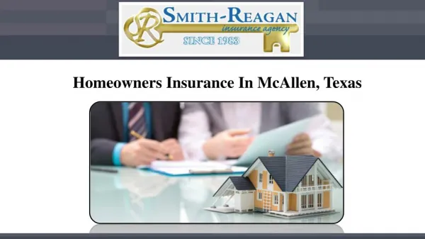 Homeowners Insurance In McAllen, Texas