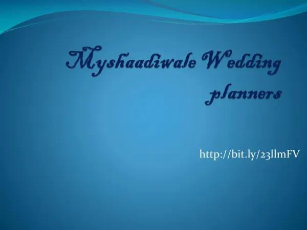 Destination Wedding Planners India