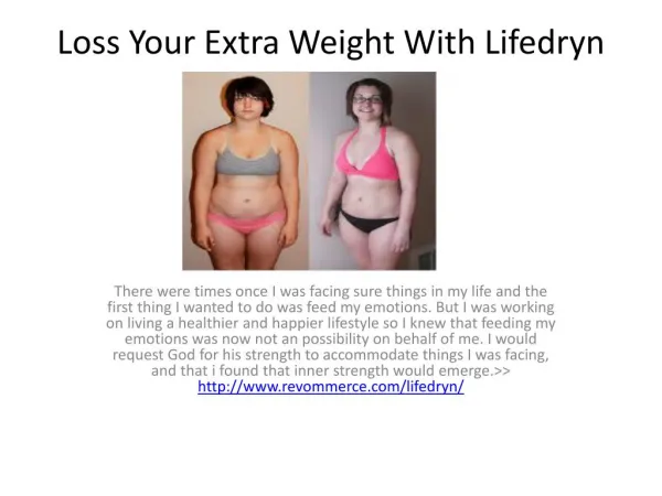 Lifedryn Can Make You Slim In Less Time