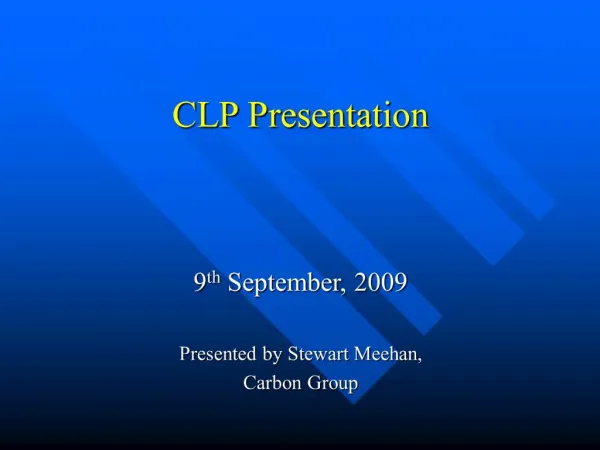 CLP Presentation