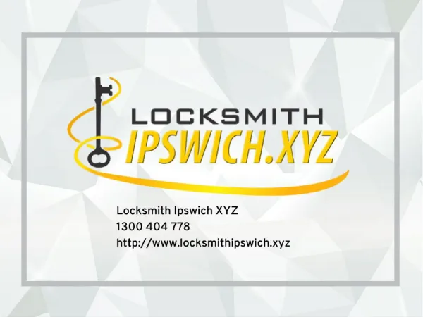 Locksmith Ipswich