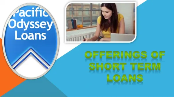 Offerings of Short Term Loans