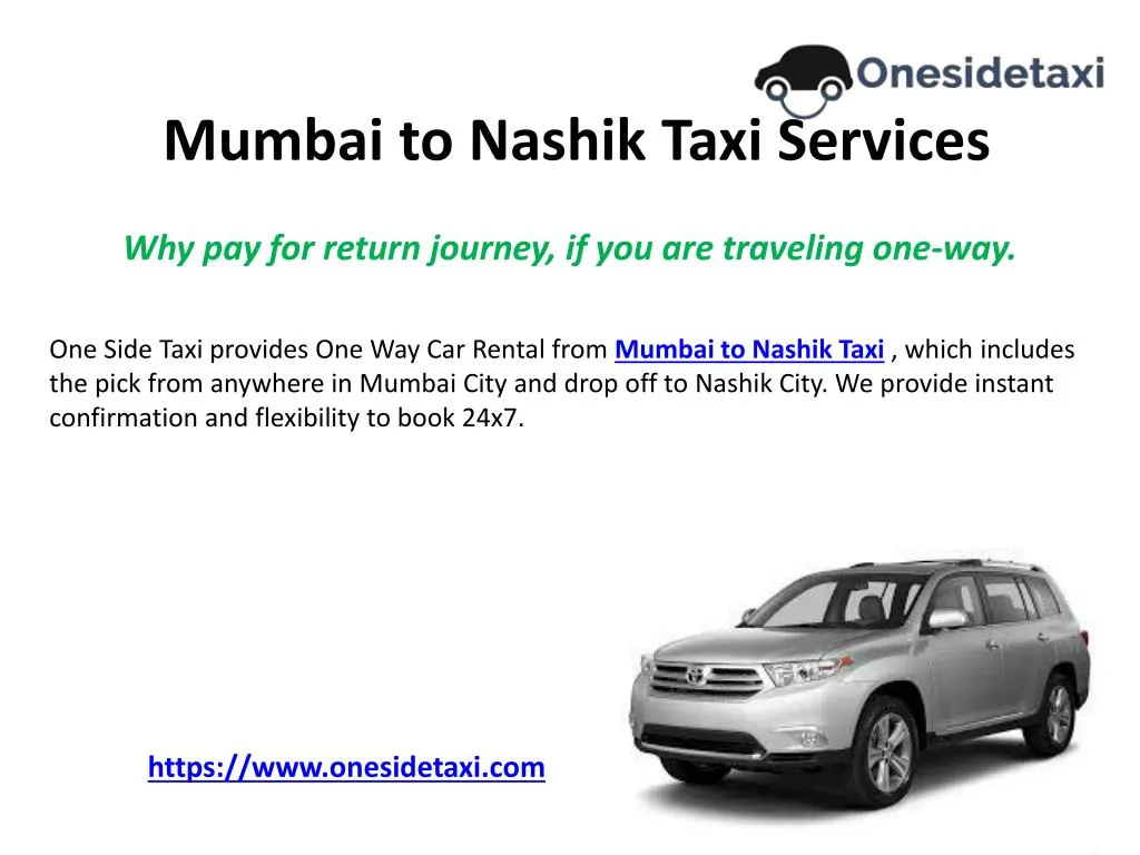 mumbai to nashik taxi services