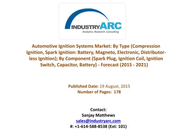 Automotive Ignition systems market boosted by fuel efficient innovations