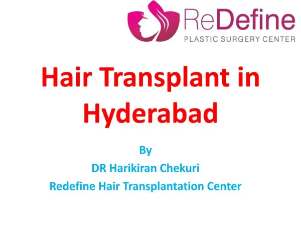 The best hair transplant Surgery in Hyderabad