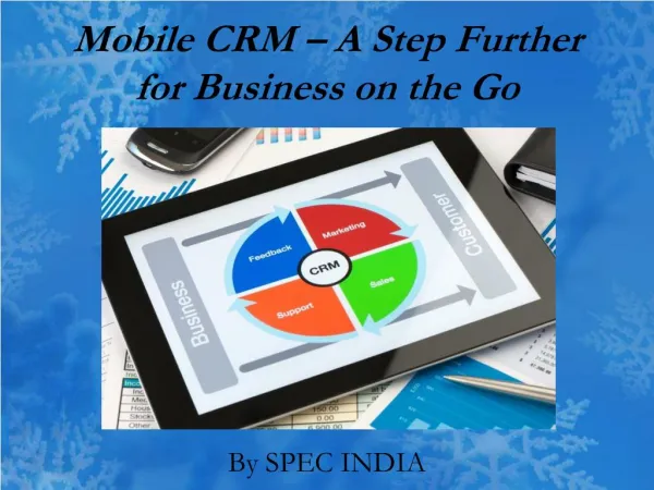 Mobile CRM – A Step Further for Business on the Go