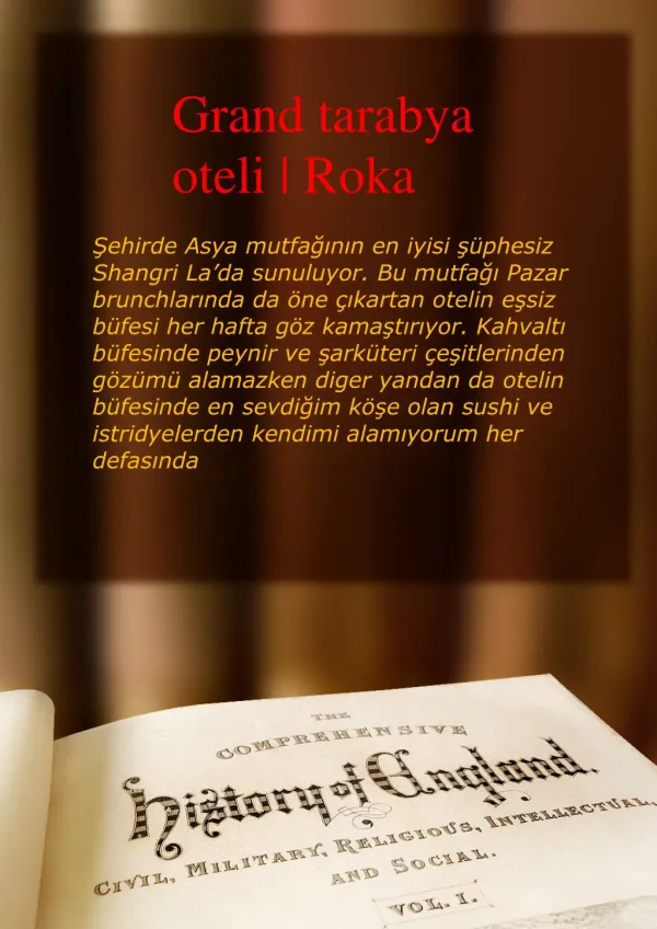 grand tarabya oteli | roka pera