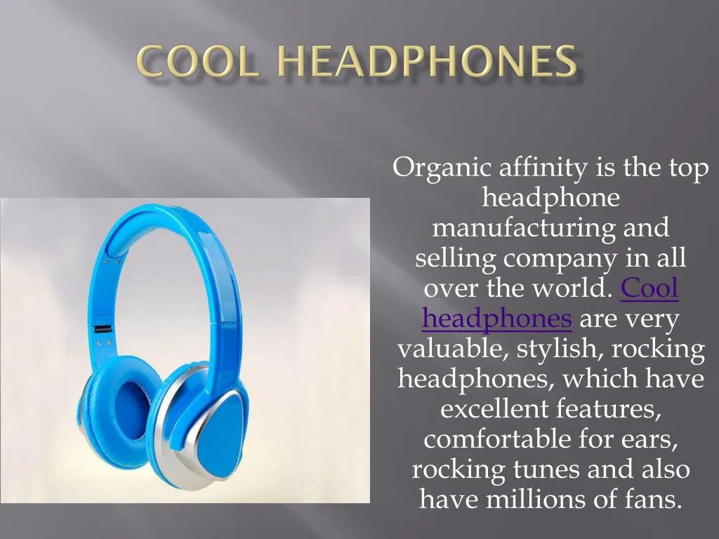 cool headphones