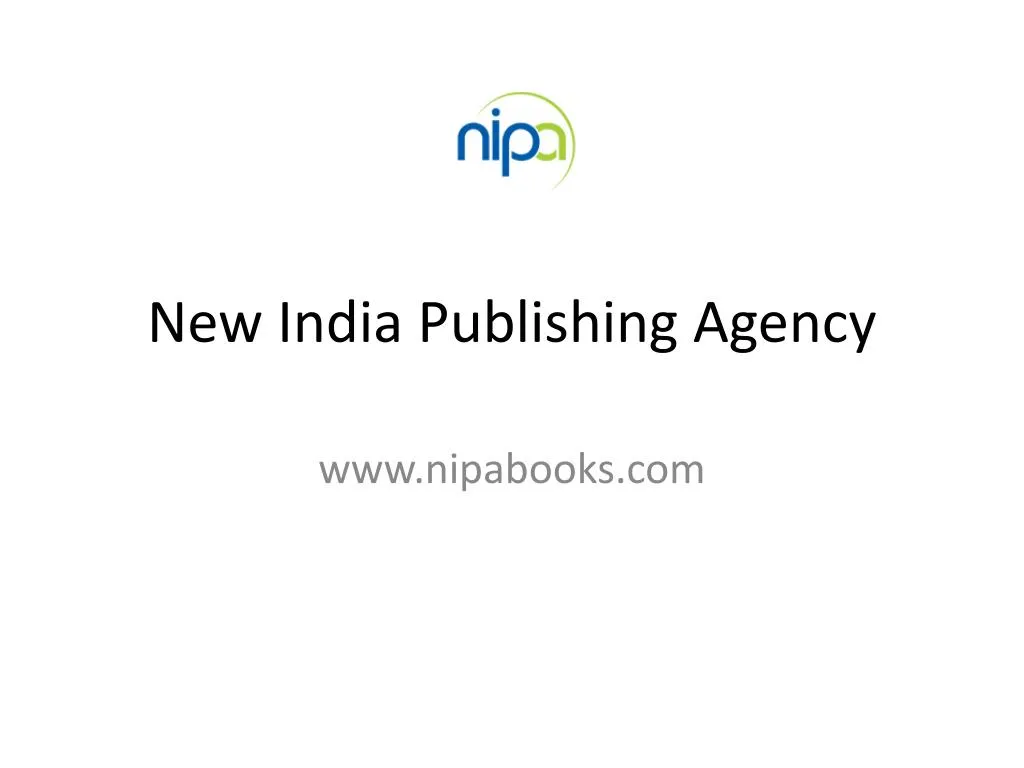 new india publishing agency