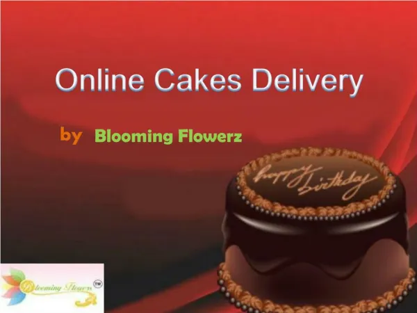 Online Send Cakes Delivery In India - Blooming Flowerz