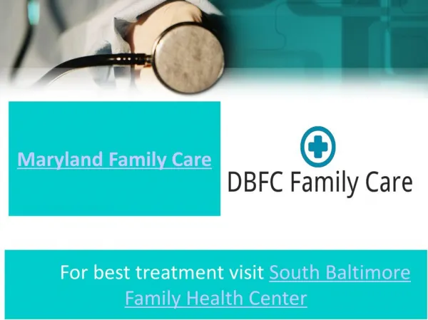 South Baltimore family health center