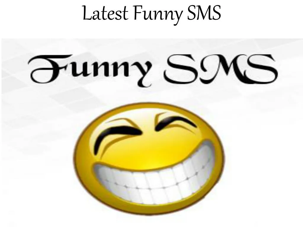 latest funny sms