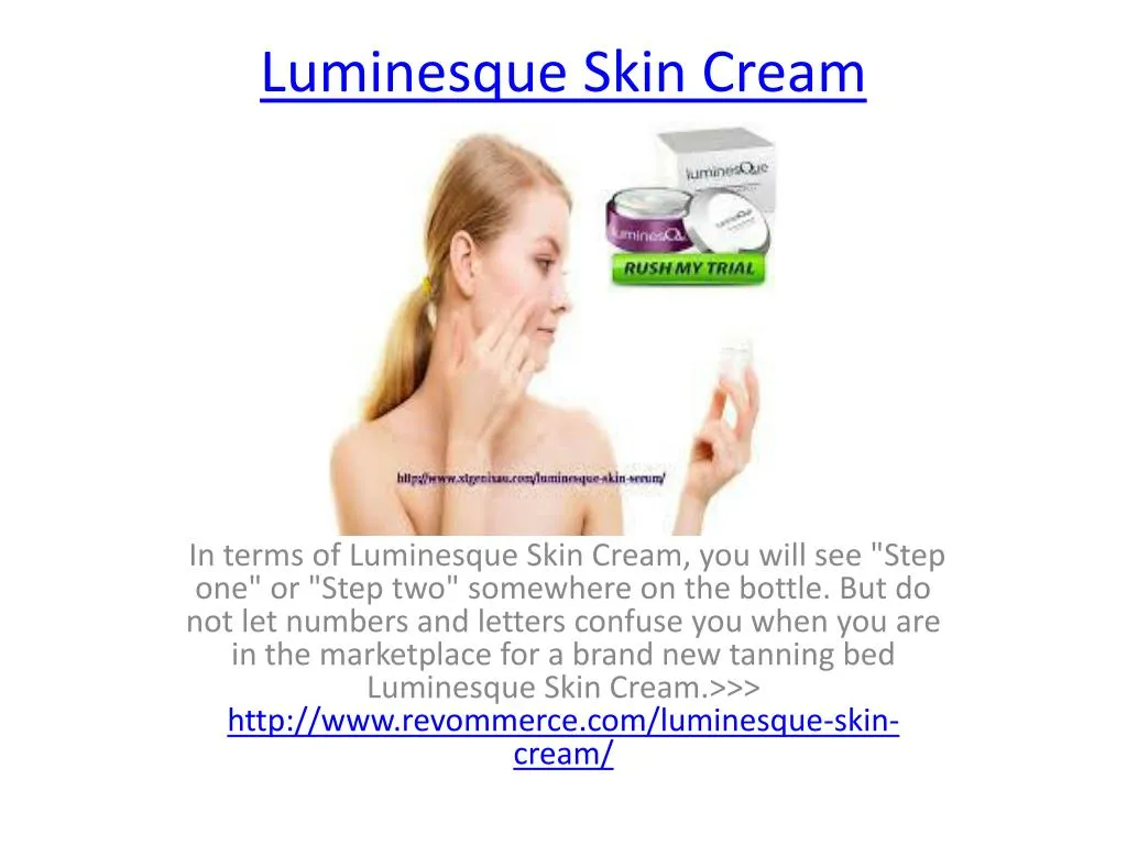 luminesque skin cream