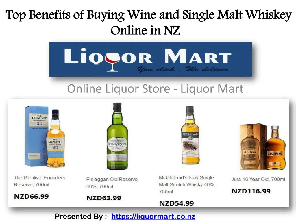 top benefits of buying wine and single malt whiskey online in nz
