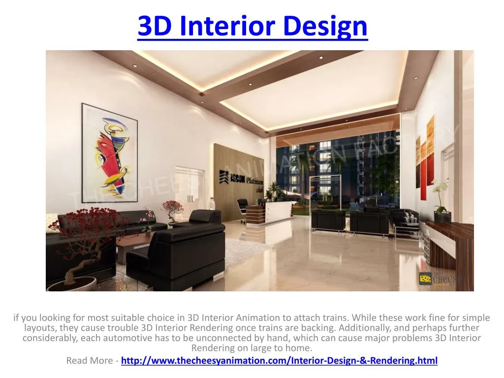 3d interior design