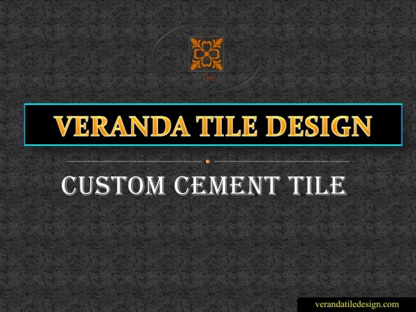 Custom Cement Tile