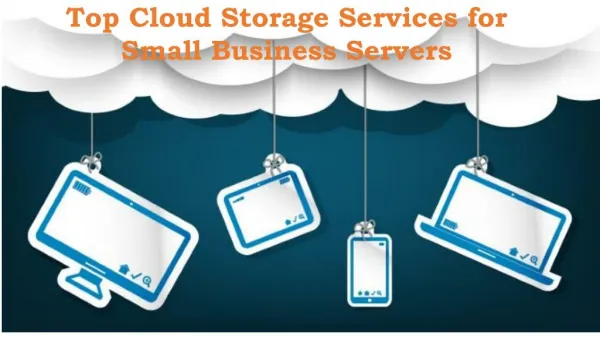 Top Cloud Storage Services for Small Business Servers