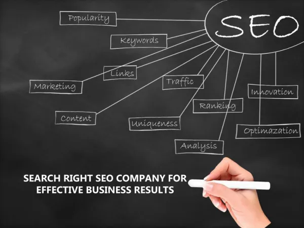 SEARCH RIGHT SEO COMPANY FOR EFFECTIVE BUSINESS RESULTS