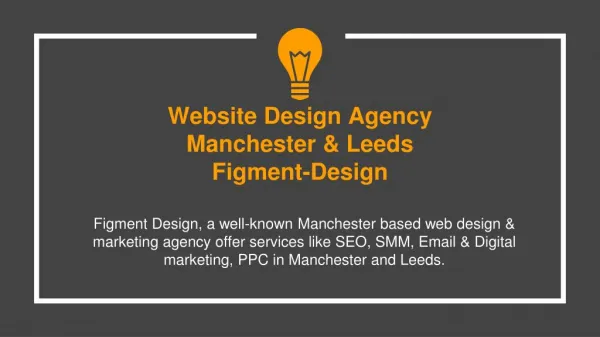 Web Design Agency in Manchester & Leeds - Figment Design