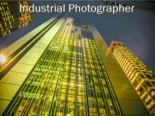 industrial photographer