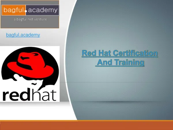 Red Hat Certification And Training