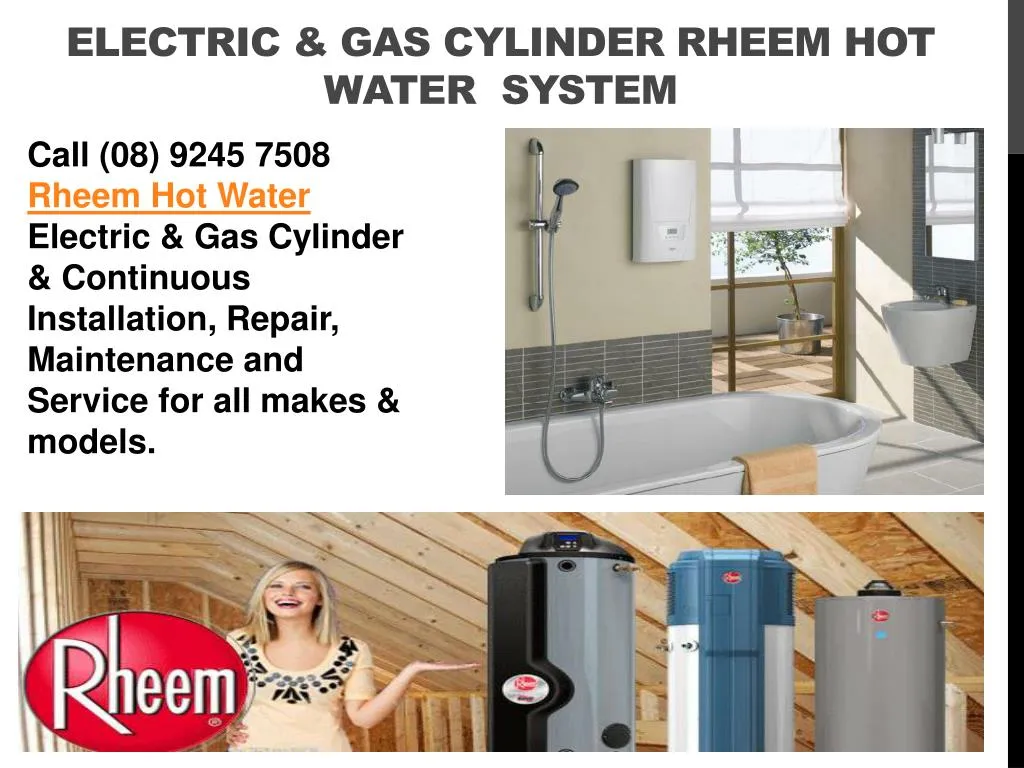 electric gas cylinder rheem hot water system