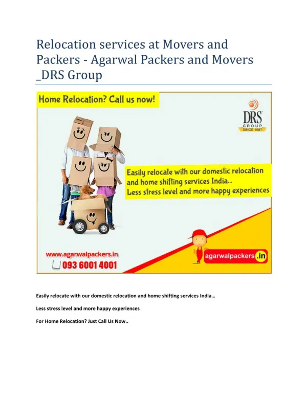 Agarwal Packers and Movers | Packers and Movers | Movers and Packers