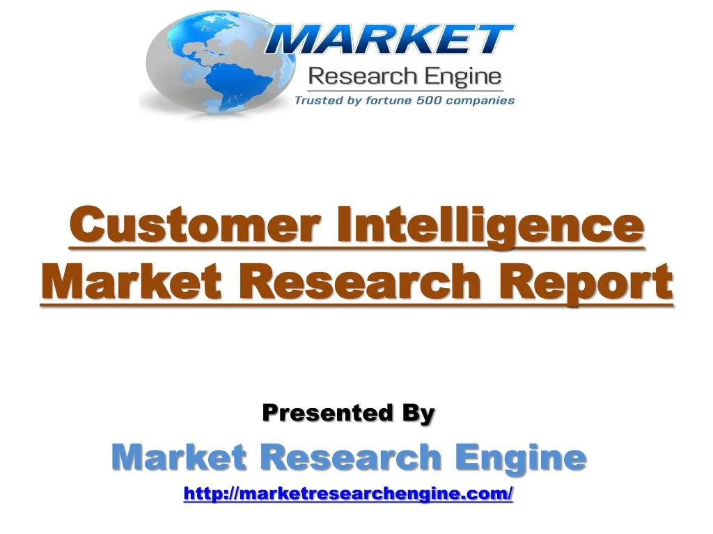 customer intelligence market research report