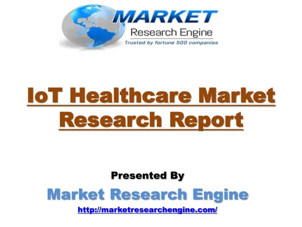 Telemedicine and Electronic Health Record are Major Revenue Contributors for IoT Healthcare Market by 2022: Market Resea