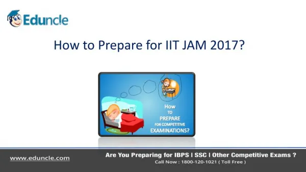How to Prepare for IIT JAM 2017?