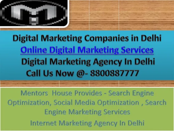 Digital Marketing Services In delhi