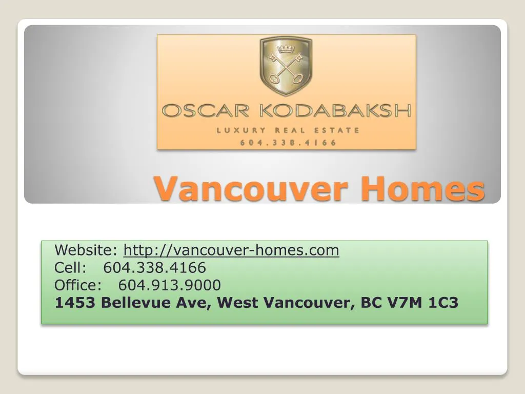 vancouver homes