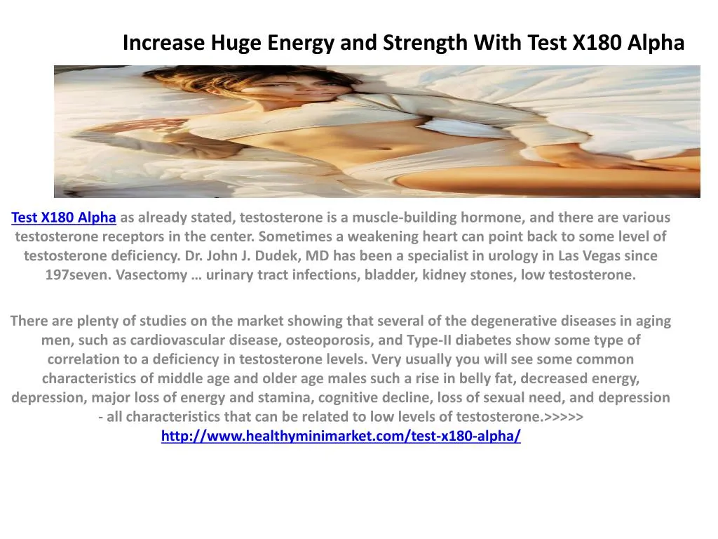 increase huge energy and strength with test x180 alpha