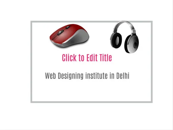 Web Designing institute in Delhi