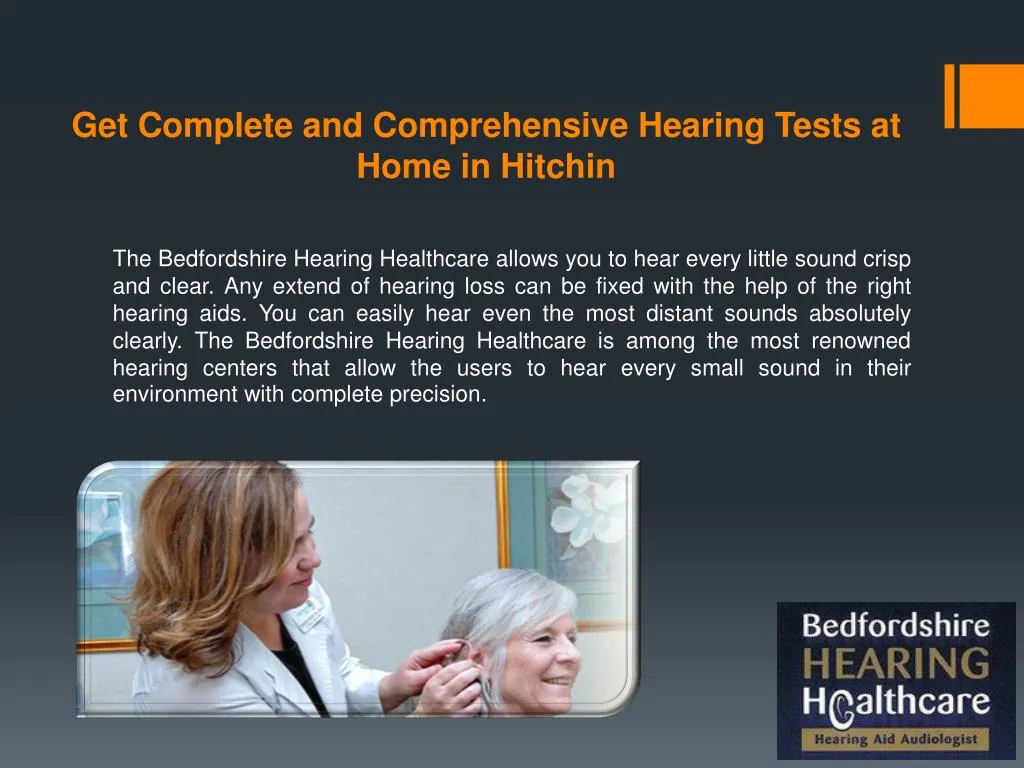 get complete and comprehensive hearing tests at home in hitchin